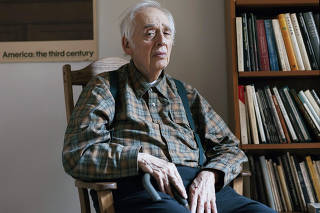 Harold Bloom in New York on March 12, 2011.  (Mark Mahaney/The New York Times)
