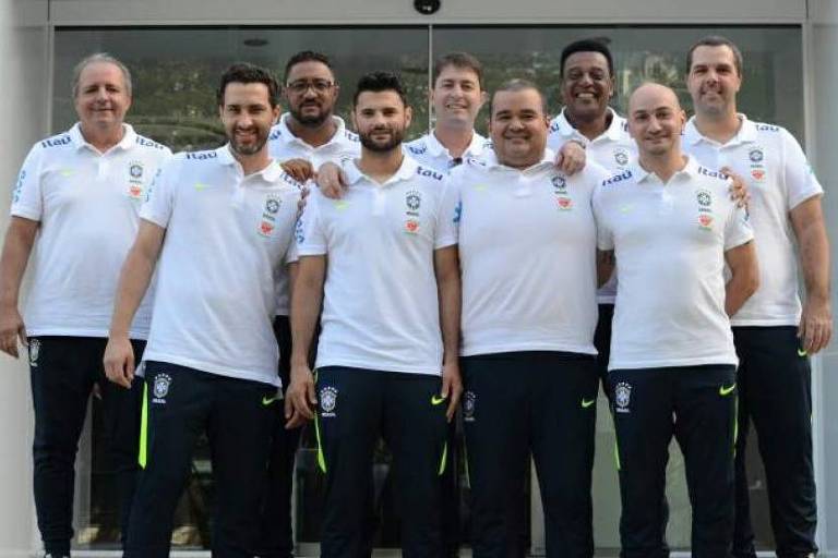Comissão técnica da seleção brasileira feminina de futebol na Olimpíada de 2016