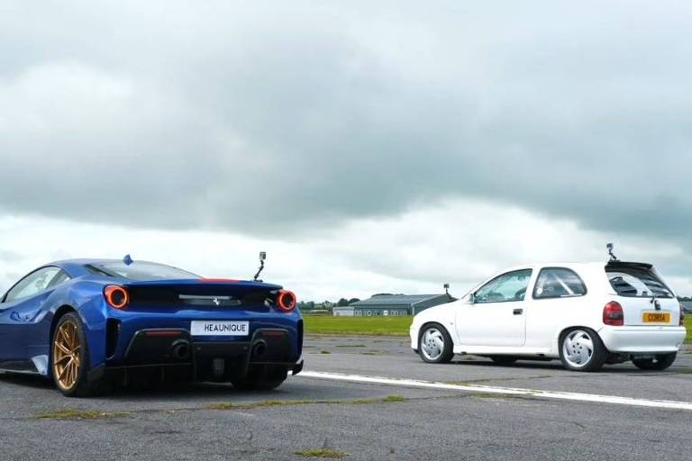 Corsa 'turbinado' vence Ferrari em corrida