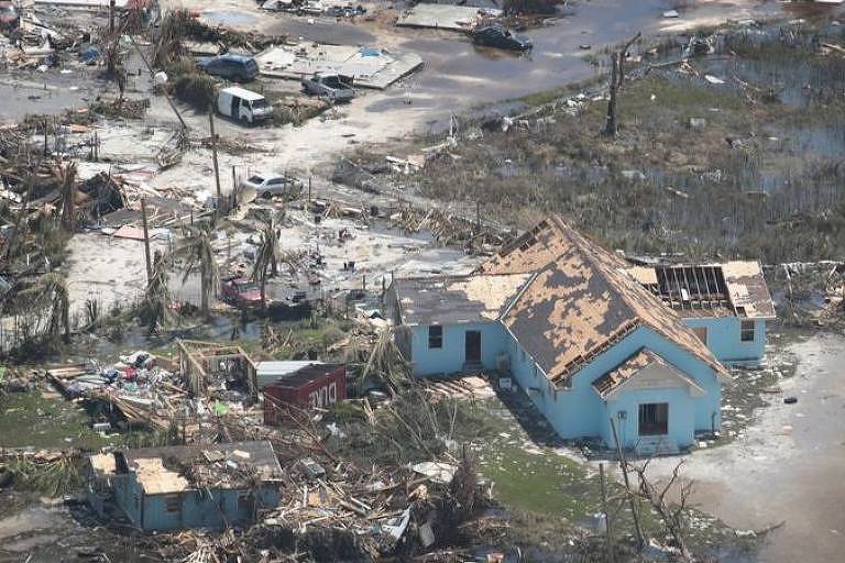 Furacão Dorian causou devastação nas Bahamas em 2019