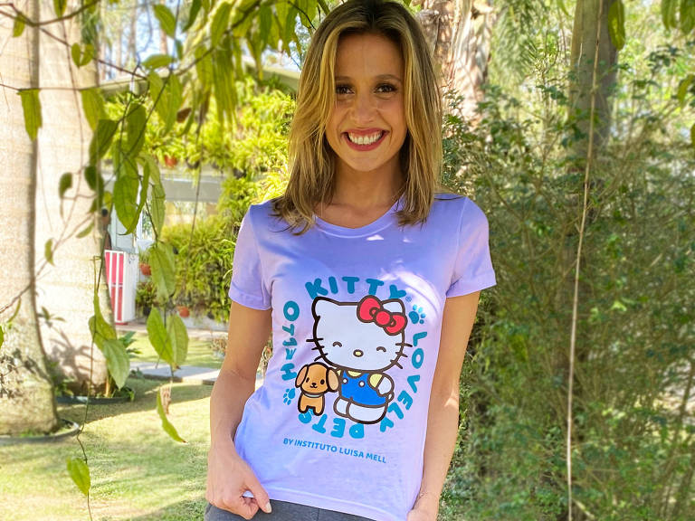 Hello Kitty e Instituto Luisa Mell lançam coleção com parte da renda revertida para causa animal
