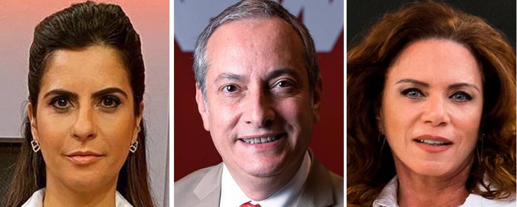 Camila Bomfin, José Roberto Burnier e Leilane Neubarth