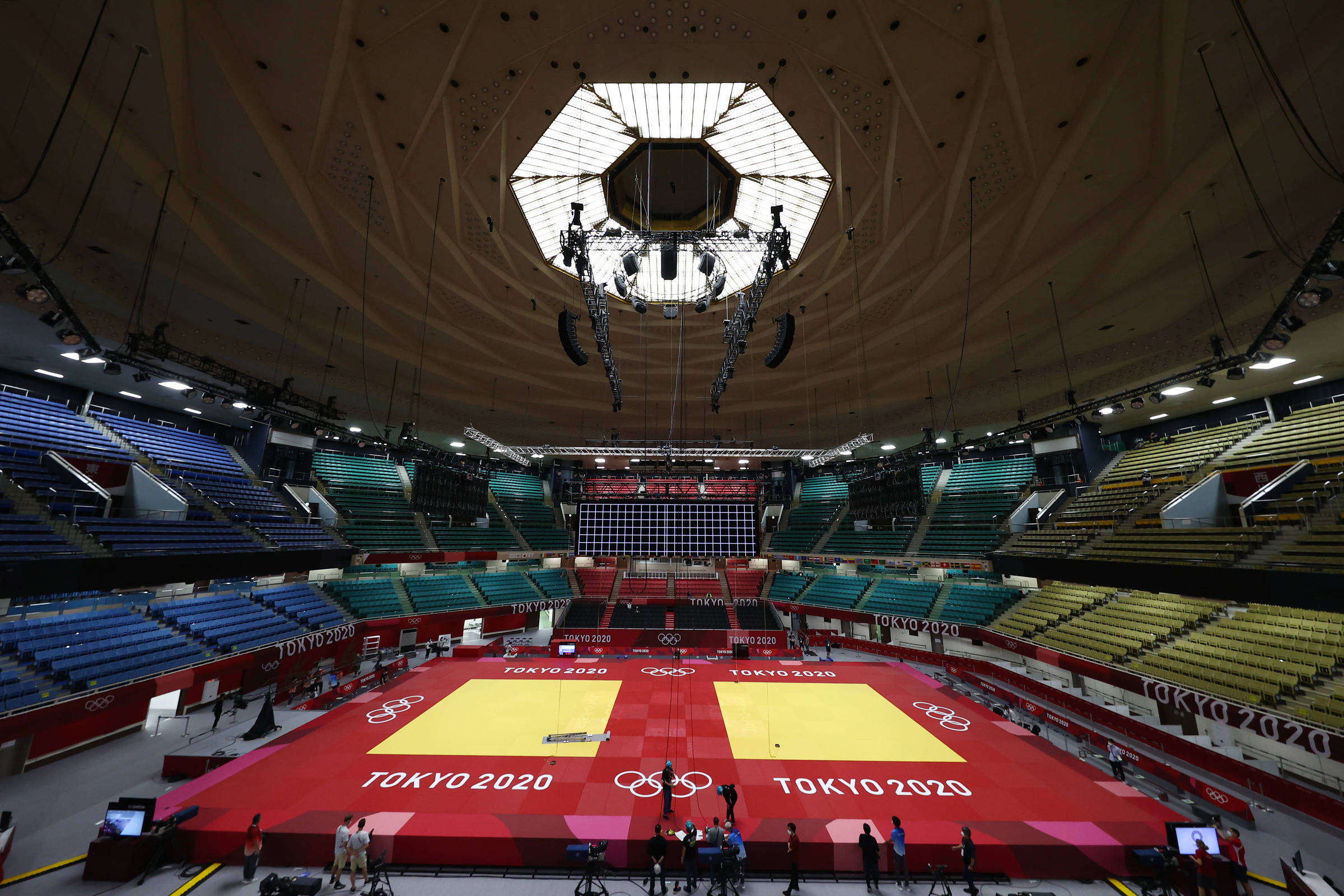 The Budokan Venue Finally Hosts Judo Again 23/07/2021 Sports Folha