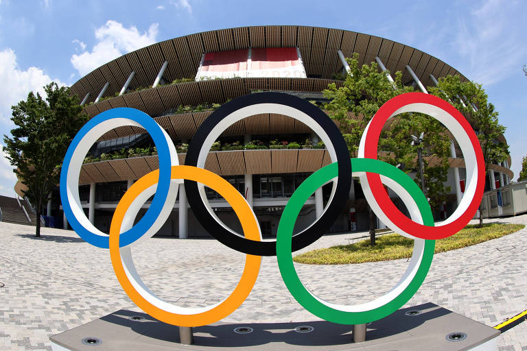 Estádio Olímpico de Tóquio, palco da abertura dos Jogos Olímpicos 
