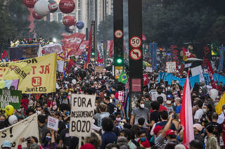 Ato na Av Paulista contra Governo Bolsonaro