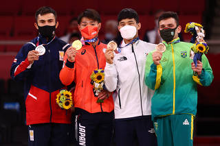Judo - Men's 66kg - Medal Ceremony
