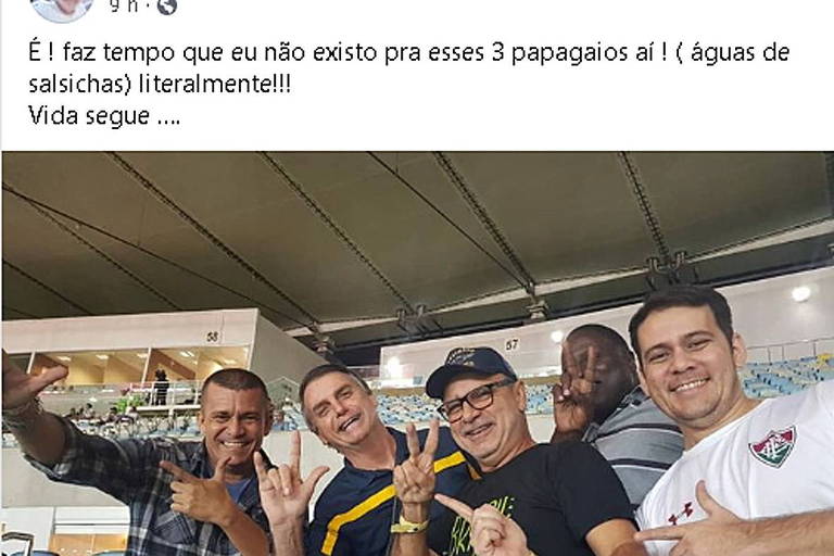 Nas redes, Queiroz reclama de aliados de Bolsonaro e diz que 'metralhadora está cheia'