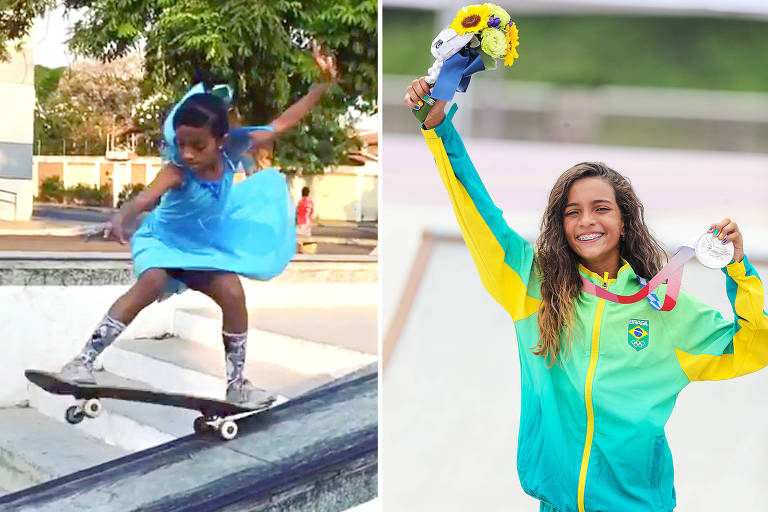 Skatista Rayssa Leal faz história e conquista prata nas Olimpíadas aos 13  anos - 26/07/2021 - Esporte - Folha