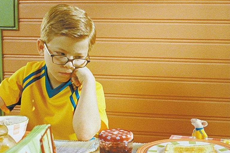 O ator Jonathan Lipnicki em cena do filme 'Stuart Little'