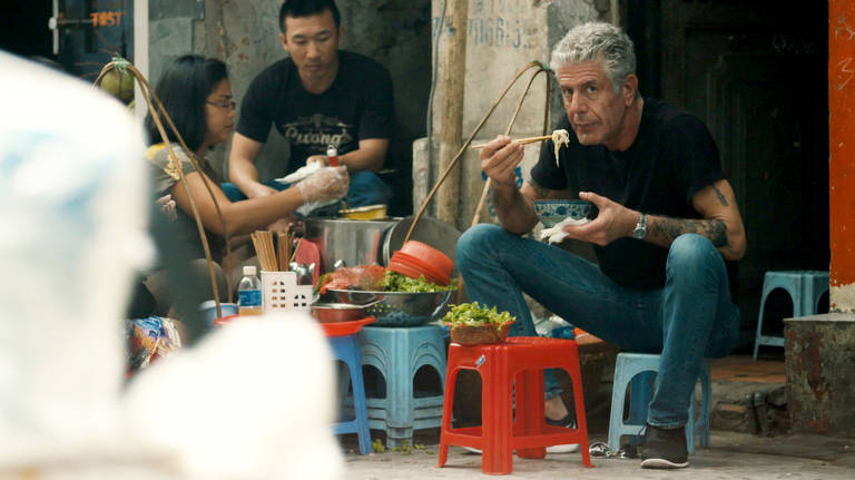 Cenas  do documentário "Roadrunner", do Anthony Bourdain