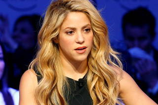 FILE PHOTO: Singer and UNICEF Ambassador Shakira attends the annual meeting of the WEF in Davos