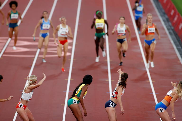 Atletas disputam eliminatória do revezamento 4x400 na manhã desta sexta (30), primeiro dia do atletismo nos Jogos de Tóquio-2020
