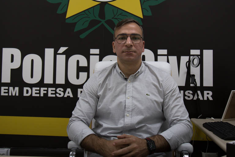 Delegado Marcus Amim, titular da Delegacia de Combate às Drogas do RJ (Dcod) e responsável pela prisão de Sandra Sapatão