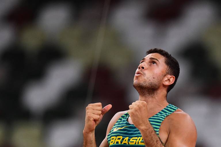 Thiago Braz ganha o bronze no salto com vara