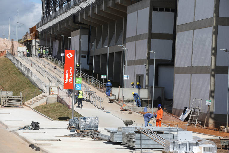 Ainda em obras, estação Mendes-Vila Natal da CPTM será inaugurada na  terça-feira (10) - 04/08/2021 - São Paulo - Agora