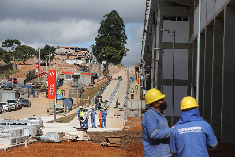 Ainda em obras, estação Mendes-Vila Natal da CPTM será inaugurada na terça-feira (10) - 04/08/2021 - São Paulo - Agora Ainda em obras, estação Mendes-Vila Natal da CPTM será inaugurada na terça-feira (10) - 04/08/2021 - São Paulo - Agora