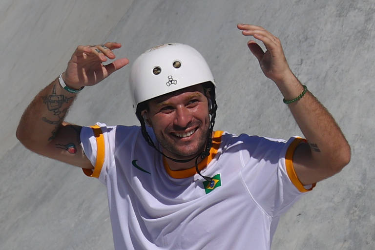Pedro Barros é medalha de prata no skate park
