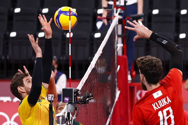 Seleção masculina de vôlei perde para russos e vai disputar o