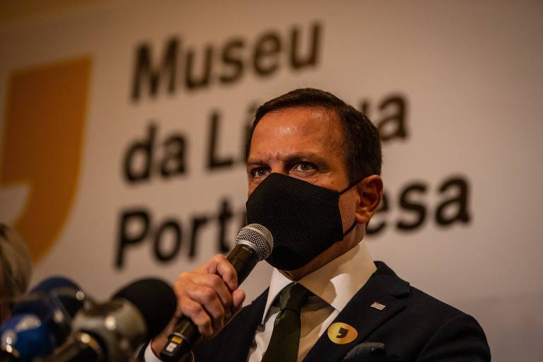  O governador João Doria em 2021