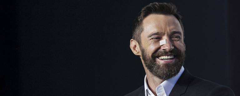 O ator australiano Hugh Jackman na estreia do filme 'X-Men: Dias de um Futuro Esquecido', em Nova York