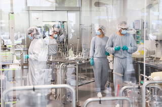 BioNTech COVID-19 vaccine production facility in Reinbek