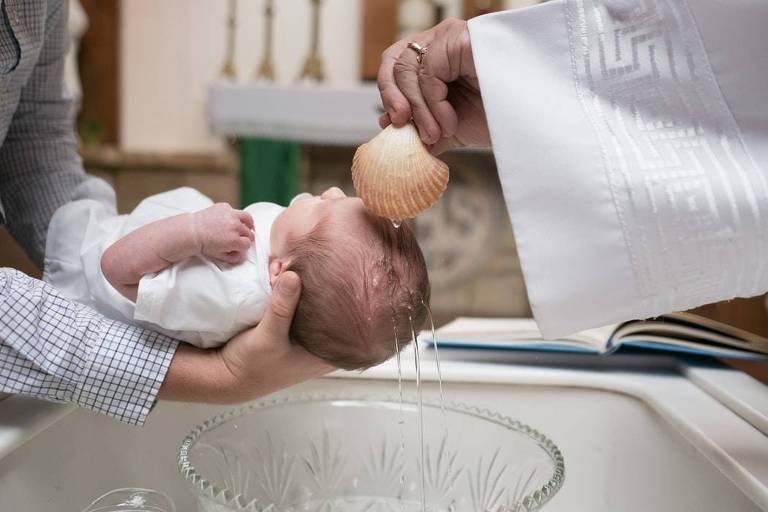 Cerimônia de batismo