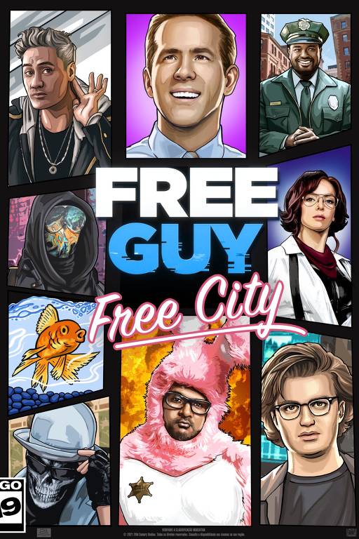 Em 'Free Guy', mundo dos videogames vira palco para reflexões