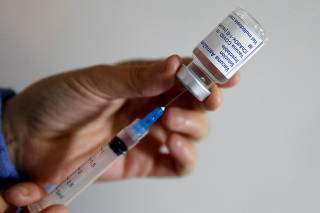 Chile starts COVID-19 booster vaccinations for people inoculated with Sinovac, in Valparaiso