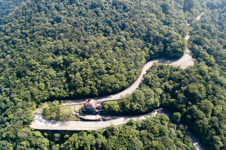 Parque Estadual da Serra do Mar, que ligava a capital ao litoral paulista