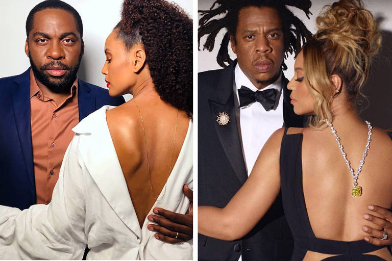 Lázaro Ramos e Taís Araújo recriam foto de Beyoncé e Jay Z: 'Sobre amor'