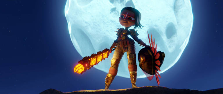 Imagens da série animada 'Maya e os 3 Guerreiros'