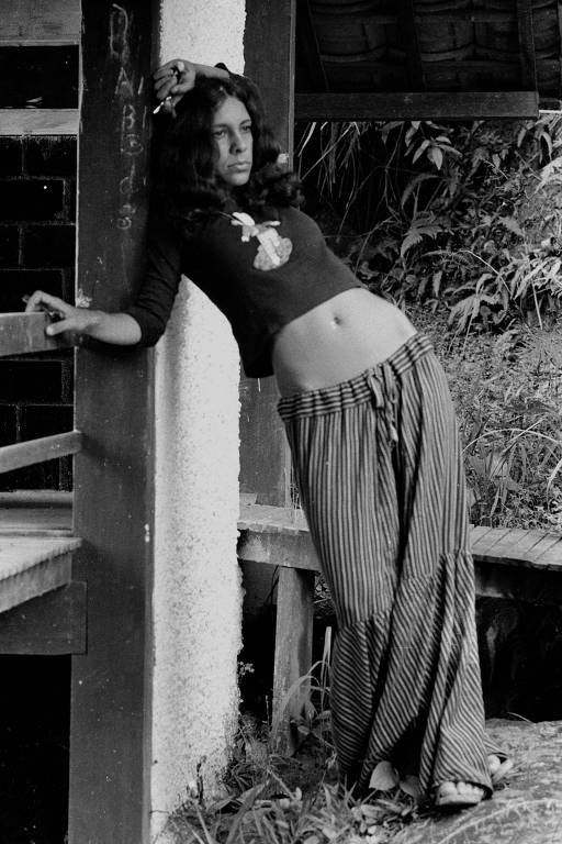 Gal Costa, 1973. Foto publicada no livro "  Thereza Eugênia: Portraits 1970-1980" 
