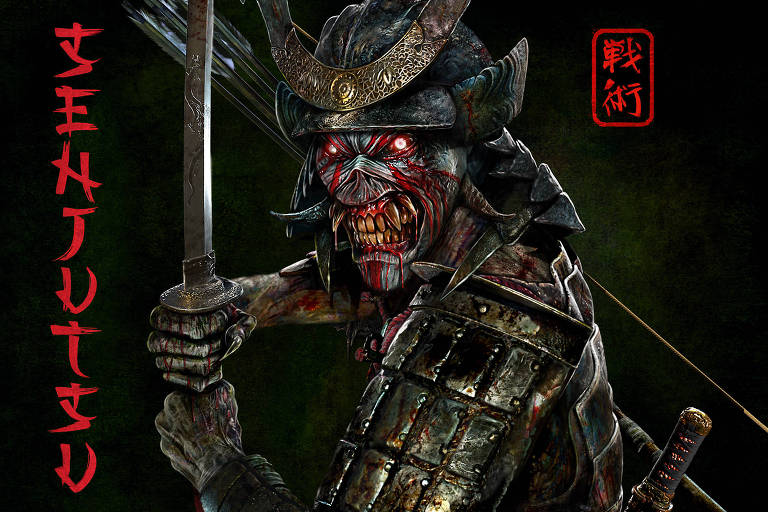 Capa do álbum 'Senjutsu', do Iron Maiden