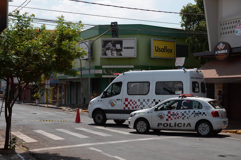 Criminosos tomaram as ruas centrais de Araçatuba (SP) durante ataque