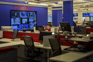 The Politico offices in Arlington, Va., Aug. 27, 2021. (Ting Shen/The New York Times)