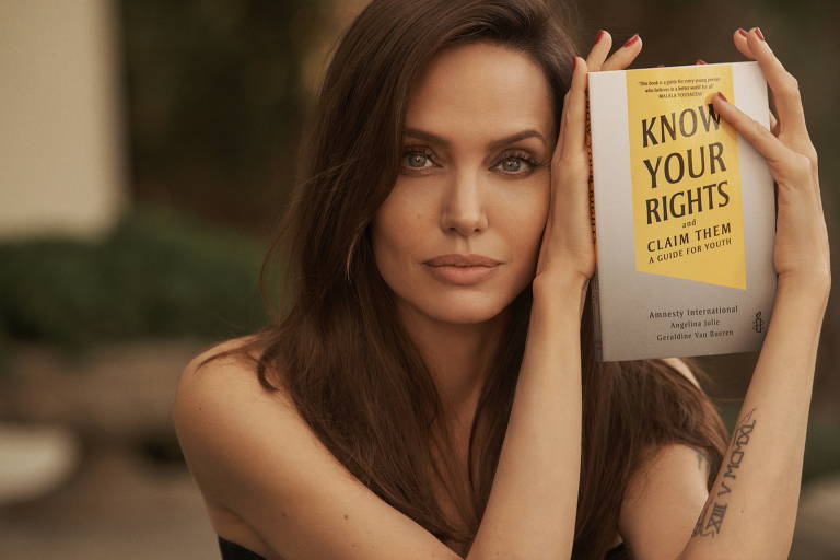 Angelina Jolie espera que novo livro incentive crianças a lutar por direitos