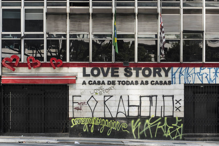 Fachada da Love Story na rua Araújo, no centro de São Paulo