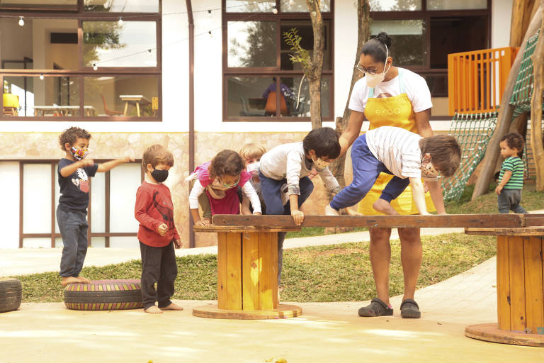 Escolas da capital paulista recebem crianças da educação infantil