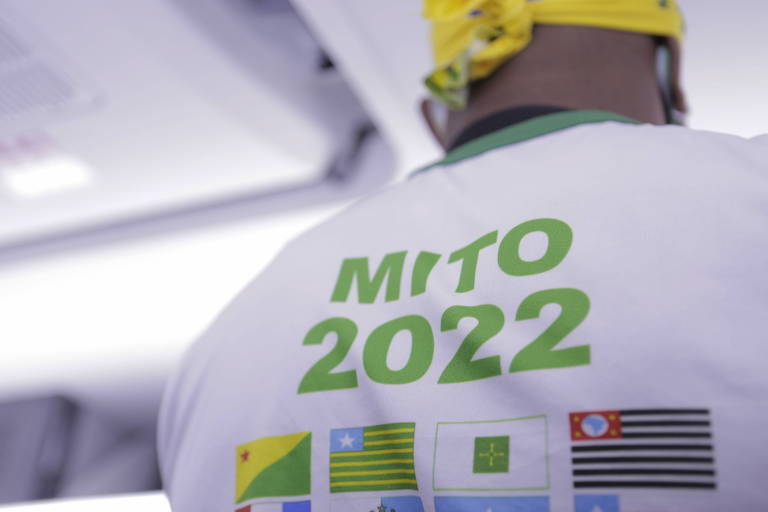 Apoiadores de Jair Bolsonaro em caravana de São Paulo até Brasília para participar de ato no 7 de Setembro