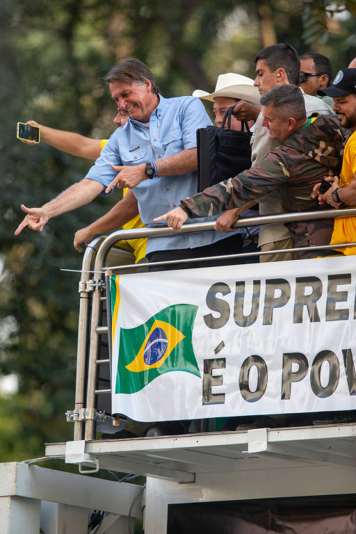 Bolsonaro na Paulista em protesto no 7 de Setembro de 2021