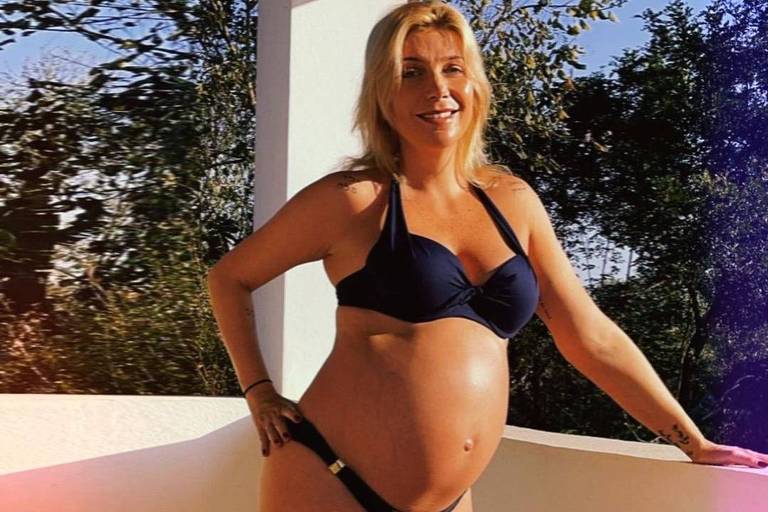 Incidente rendeu susto a Luíza Possi na 32ª semana de gravidez