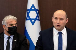 Israel's PM Bennett convenes weekly cabinet meeting in Jerusalem