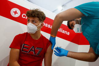 Italy started vaccinating 12-18-year-olds against COVID-19, in Rome