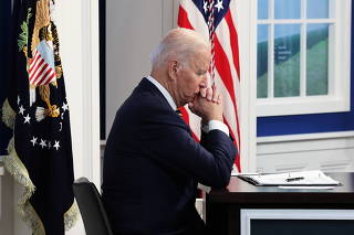 Biden participates in a meeting of the Major Economies Forum on Energy and Climate (MEF) on climate change in Washington