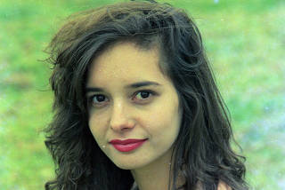A atriz Daniela Perez