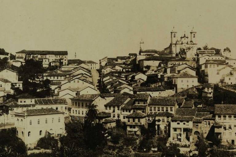 Exploração do ouro povoou o interior do Brasil, em torno de cidades como Vila Rica (atual Ouro Preto)