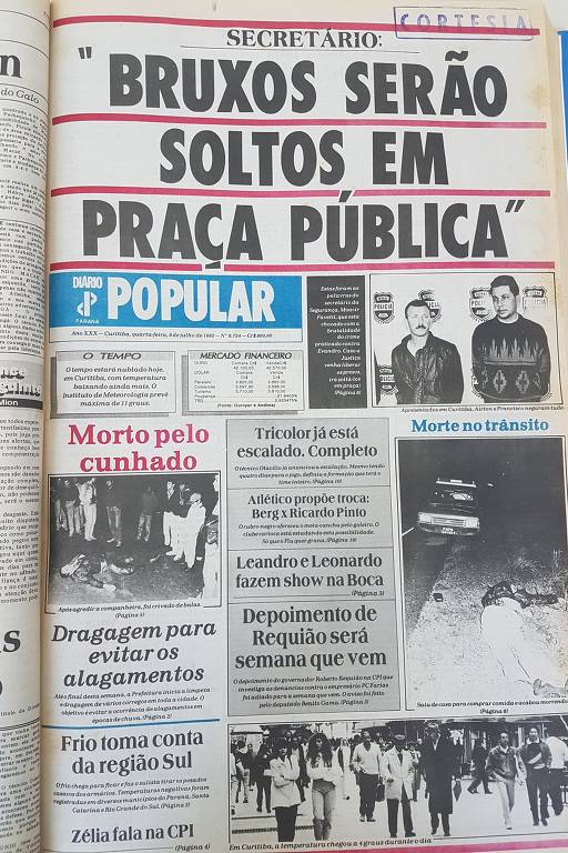 Celina e Beatriz Abagge foram execradas pela população da pequena cidade litorânea de Guaratuba, no Paraná, ao serem pintadas de bruxas satânicas pela polícia e por jornais