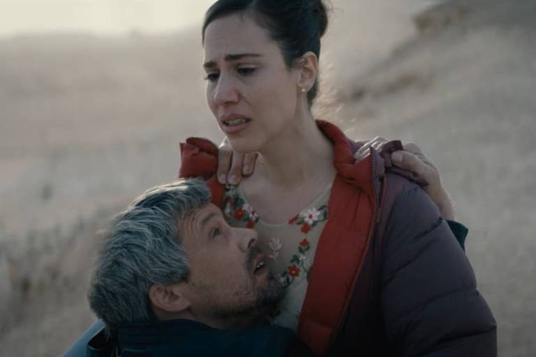 Cena do filme "Aheds Knee", de Nadav Lapid