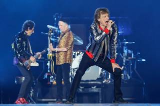 The Rolling Stones performs in St. Louis, Missouri