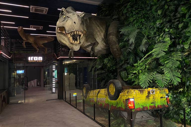 Veja imagens da hamburgueria inspirada em 'Jurassic Park'